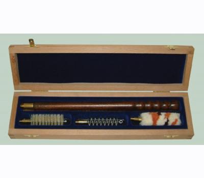 WOODEN CLEANING KIT SET 12 CAL IN WOODEN BOX  255.0012